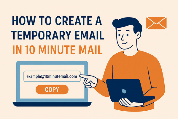 How to create a temporary email in 10 Minute Mail