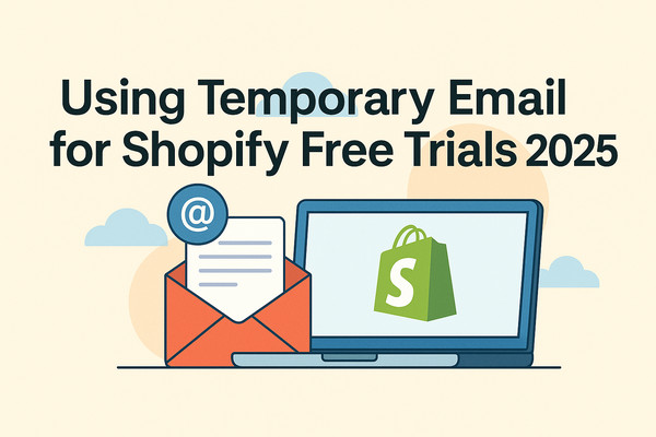 Using temporary email for Shopify free trials 2025